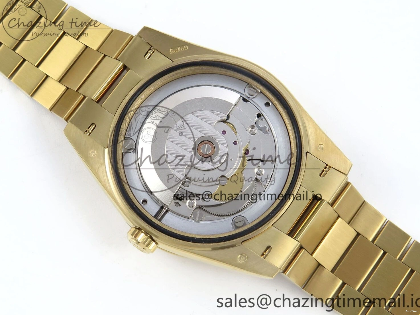 MiroTime 1219 Day Date 40 YG 228238 Noob 1:1 Best Edition White MOP Crystal Dial on President Bracelet A2836 (Gain Weight) Breathable 804